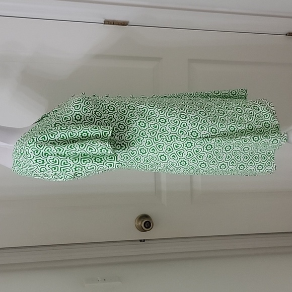 MNG (Mango) Size  4 Green & White Printed Button Front Mini Dress Exc. Used Cond - Picture 7 of 13